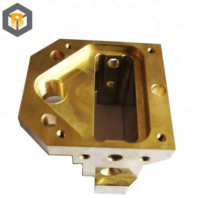 Máquina de torneamento de latão, de máquina CNC, sob medida por 2D/3D/desenho