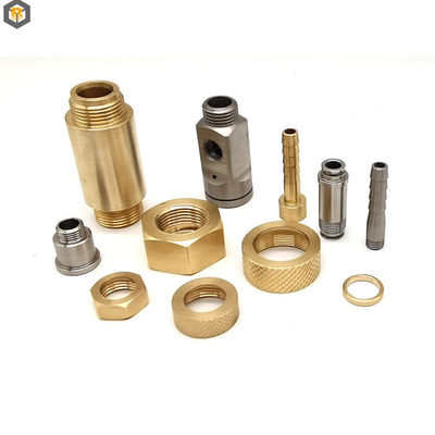 Fabricação de metais de precisão para peças de latão sob medida em torno de torno CNC de torneamento/moagem/perfuração