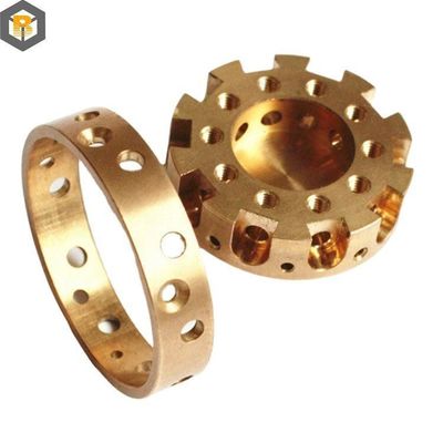 Máquinas de revestimento de metais Brass CNC Turn-Mill Combination Service for Custom Alloy Parts