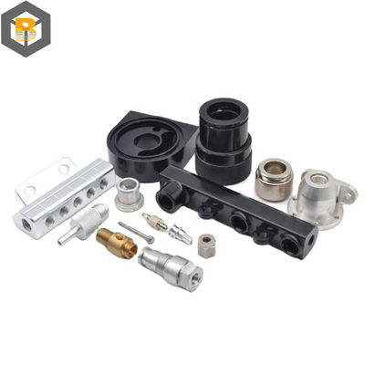 Serviço de oxidação de fundição a óleo por anodização para máquina de liga de alumínio Parte BY-0112