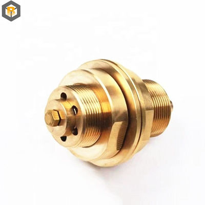 Pequenas peças de latão CNC de 5 eixos personalizadas por 2D / 3D / desenho para serviços de usinagem de metais