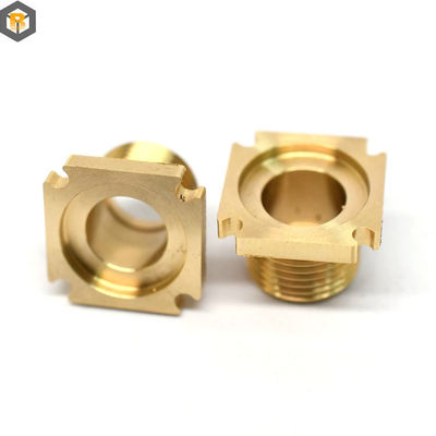Parte da máquina CNC de liga de cobre personalizada por 2D / 3D / desenho para fundição de torno de precisão