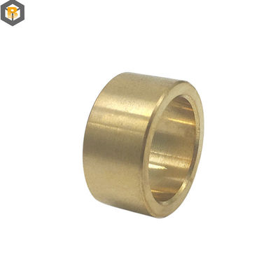 Ligação Custom-Made Brass Shaft Collar Brass Bushings Precision Brass CNC Machine Part
