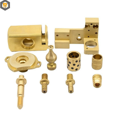 Ligação Custom-Made Brass Shaft Collar Brass Bushings Precision Brass CNC Machine Part