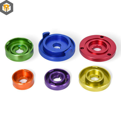 Peças sobressalentes de liga de alumínio colorida para OEM Precision Auto Lathe Mini Pequenas Peças