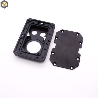 Custom 2D / 3D / Desenho CNC Machining Alumínio 6061 7075 Peça sobressalente com anodizado preto