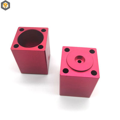 Máquina de corte de metais de liga Custom CNC Serviço de usinagem de alumínio anodizado Parte sobressalente