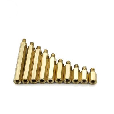 Custom por 2D / 3D / desenho CNC Machined Metal Homem Fêmea Hex Bolts roscado parte da máquina