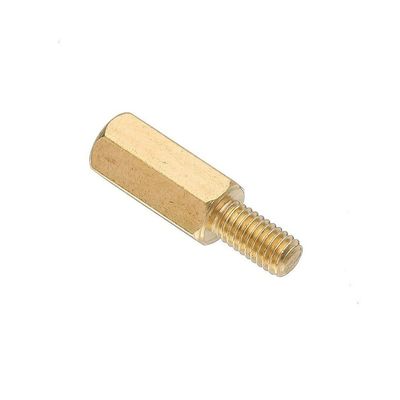 Custom por 2D / 3D / desenho CNC Machined Metal Homem Fêmea Hex Bolts roscado parte da máquina