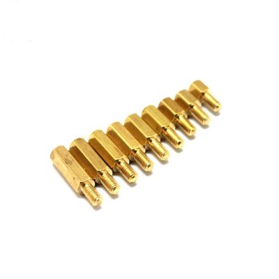 Custom por 2D / 3D / desenho CNC Machined Metal Homem Fêmea Hex Bolts roscado parte da máquina