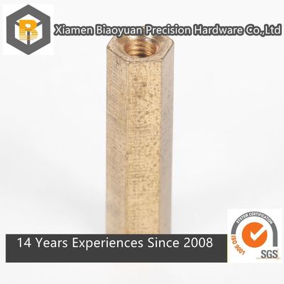 Peças viradas CNC personalizadas Hex Spacer Thread Female Motherboard Standoffs Nut Machine Part