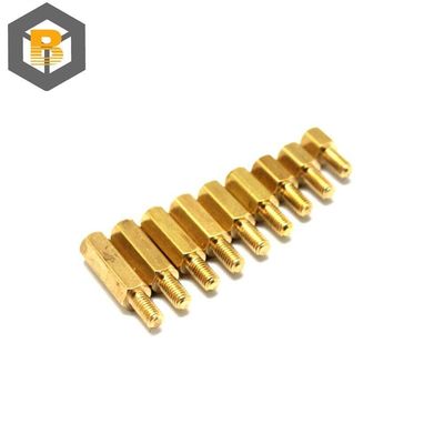 Peças viradas CNC personalizadas Hex Spacer Thread Female Motherboard Standoffs Nut Machine Part