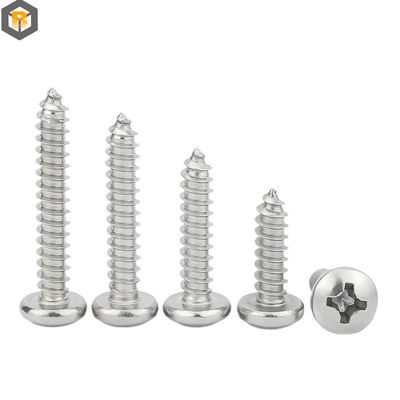 Parafusos e elementos de fixação de aço inoxidável de cabeça redonda personalizados por 2D / 3D / desenho para máquinas