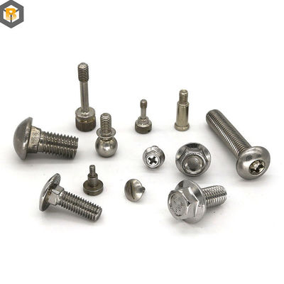 Indústria Química Parafusos de transporte galvanizados de ferro não normalizados de alta resistência