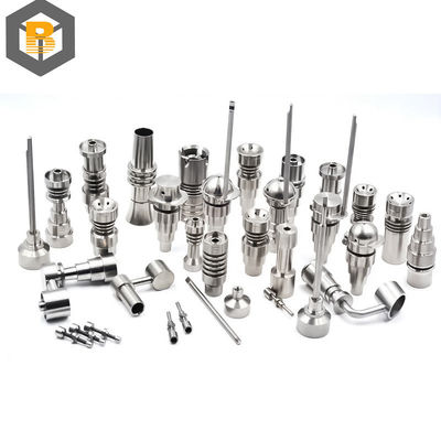 Partes de alta precisão de aço inoxidável Máquinas de torneamento CNC por encomenda por 2D / 3D / desenho