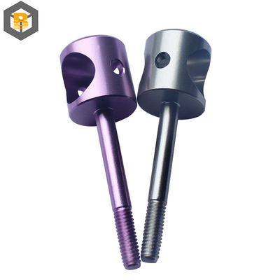 Partes de titânio e alumínio usinadas por CNC para serviços de moagem por torneamento por CNC