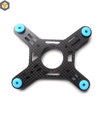 Moagem CNC Algodão personalizado Corte CNC 3K Fibra de Carbono Microusinagem Auto Peça sobressalente
