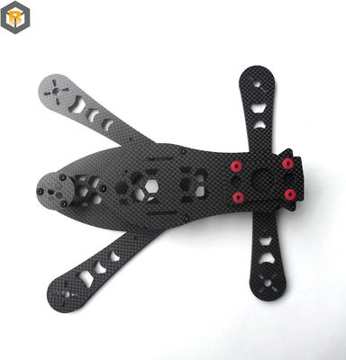 Moagem CNC Algodão personalizado Corte CNC 3K Fibra de Carbono Microusinagem Auto Peça sobressalente