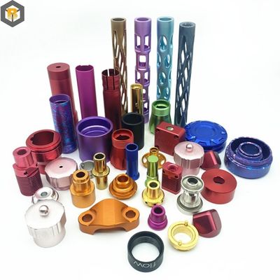 Partes sobressalentes de torneamento anodizante para peças de alumínio de usinagem CNC personalizadas