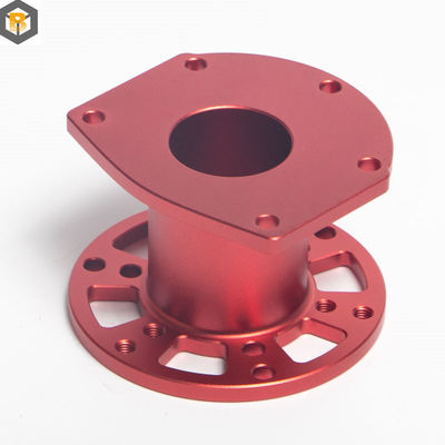 Máquinas de desenho de ligas metálicas Serviço de usinagem CNC sob medida para peças de alumínio anodizado