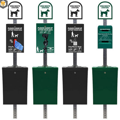 Custom por Estação de Resíduos de Animais de estimação de aço inoxidável Post Dog Poop Bag Dispenser Station Metal Processing Machine Part