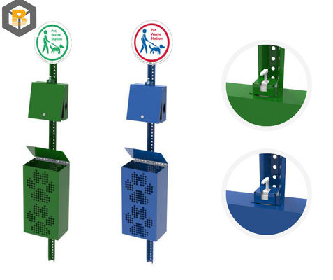 Custom por Estação de Resíduos de Animais de estimação de aço inoxidável Post Dog Poop Bag Dispenser Station Metal Processing Machine Part