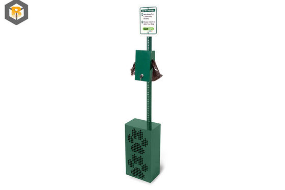 Custom por Estação de Resíduos de Animais de estimação de aço inoxidável Post Dog Poop Bag Dispenser Station Metal Processing Machine Part