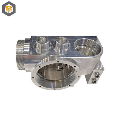 Partes de usinagem de moagem CNC de 5 eixos de alumínio de precisão para serviços de fabricação de metais