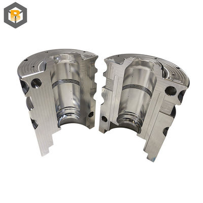 Partes de usinagem de moagem CNC de 5 eixos de alumínio de precisão para serviços de fabricação de metais