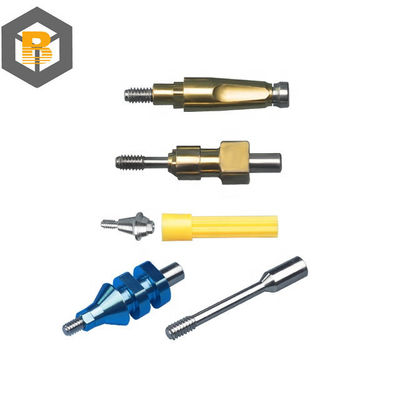 Kit universal de implantes dentários com parte de máquina de parafuso analógico de abutment personalizado