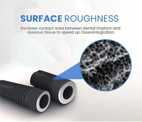 Implante dentário personalizado 2D / 3D Abutment protésico para implantes de pescoço regulares estreitos