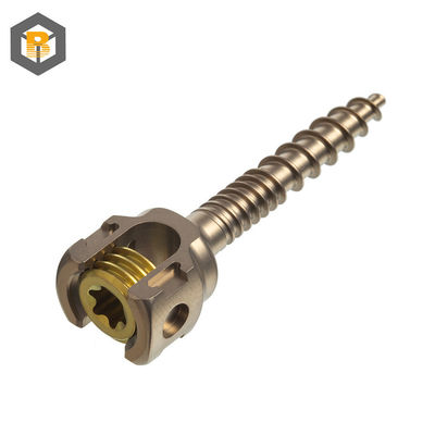 5.5mm Sistema de fixação de parafuso de pedículo espinhal de dupla rosca Personalizado por 2D / 3D / desenho