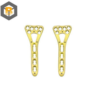 Parcela de usinagem de precisão CNC para benefício da placa de bloqueio de pluma de raio distal multi-axial