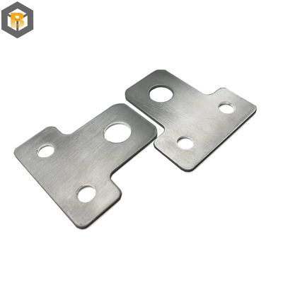 Fabricação de folhas de corte a laser de alta precisão de metal sob medida Partes de estampagem de suportes de alumínio