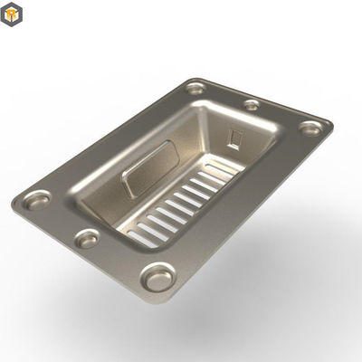 Partes de estampação de chapas de aço inoxidável de alumínio anodizado