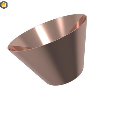 Partes de estampação de chapas de aço inoxidável de alumínio anodizado
