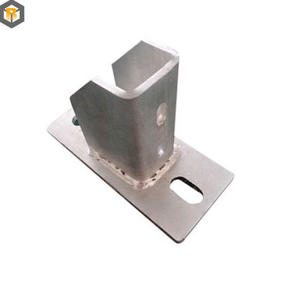 Fabricação de chapas de metal sob medida Parte da máquina de trabalho com amostras de aço inoxidável livre