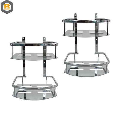 Cadeira de chuveiro de canto de aço inoxidável de grande capacidade Personalizado por 2D / 3D / desenho