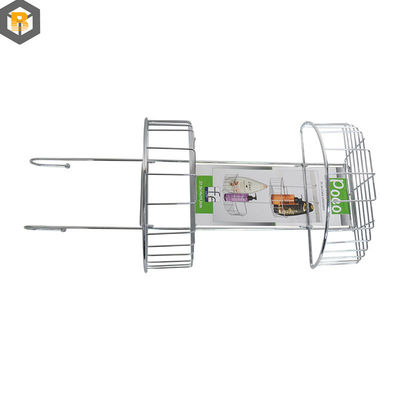 Organizador de armazenamento de arame metálico 2D personalizado para banheiro