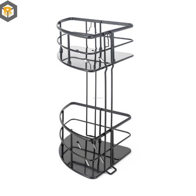 Parede montada auto-aderente fio de canto chuveiro Caddy peça sobressalente personalizado por 2D / 3D / desenho