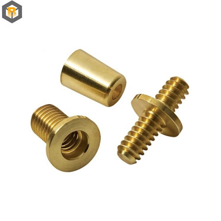 Pequenas peças de latão CNC de 5 eixos personalizadas por 2D / 3D / desenho para serviços de usinagem de metais