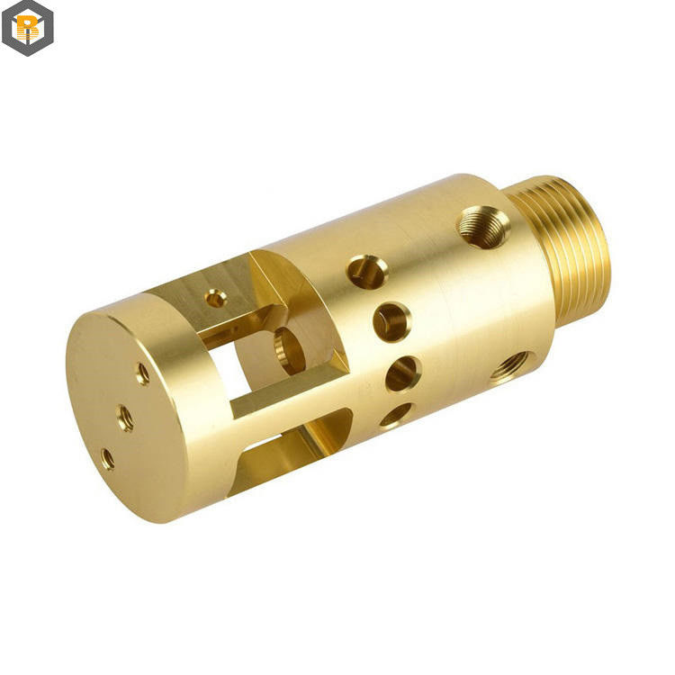 Ligação de cobre 5 eixos CNC peça de usinagem de fresagem personalizada por 2D / 3D / desenho Alta precisão