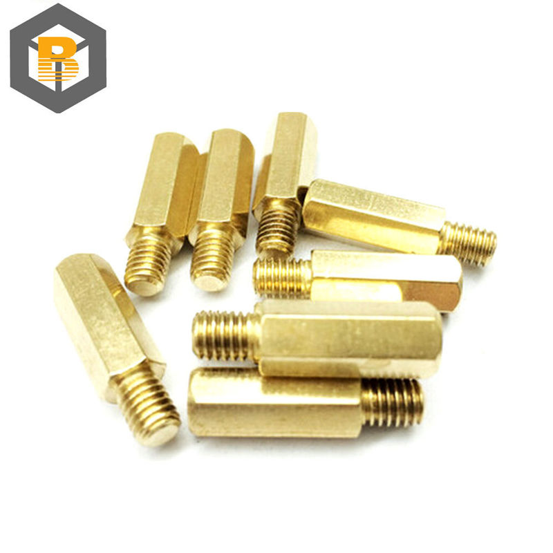 CNC Lathe M6 Personalizado Female Standoffs Spacer Machine Part Personalizado por 2D / 3D / desenho