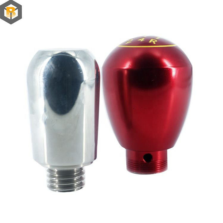 Peças sobressalentes de botões de mudança de titânio, botões de engrenagens de automóveis e partes de torneamento/máquinação CNC OEM ODM
