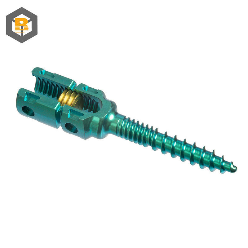 5.5mm Sistema de fixação de parafuso de pedículo espinhal de dupla rosca Personalizado por 2D / 3D / desenho