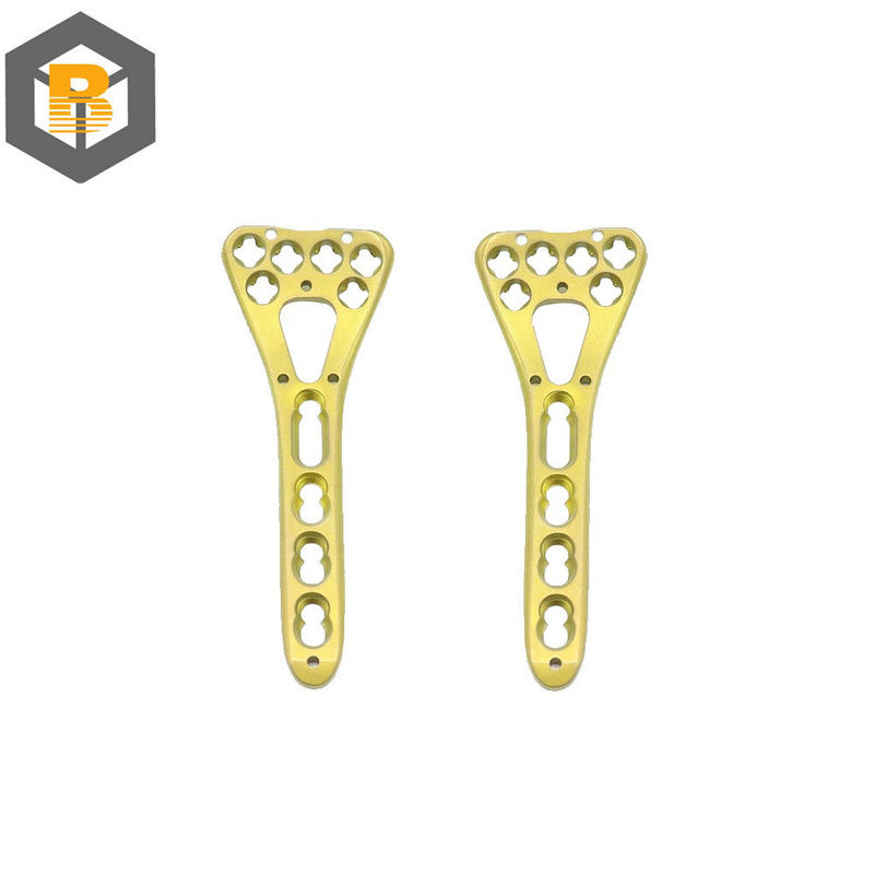 Parcela de usinagem de precisão CNC para benefício da placa de bloqueio de pluma de raio distal multi-axial