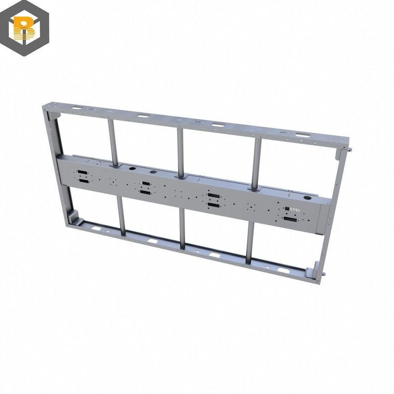Customizado por 2D / 3D / desenho Fabricação de chapa de metal Estampagem Máquina de dobra Peças Estrutura de aço inoxidável Feito