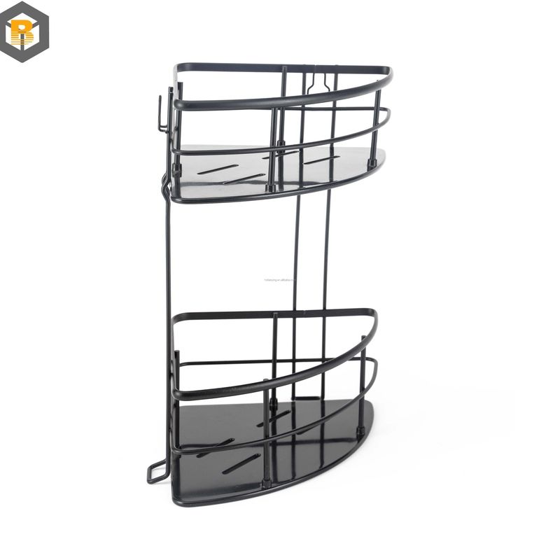 Parede montada auto-aderente fio de canto chuveiro Caddy peça sobressalente personalizado por 2D / 3D / desenho